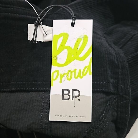 NWT BP Be Proud Men's/ Women's Gender Inclusive Overall Corduroy Short Size M - Picture 9 of 11
